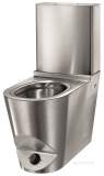 Related item Delabie Monobloco Shark Wc 304 Stainless Steel Satin With Cistern