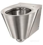 Related item Delabie Bcn S Wall Mtd Wc Horizontal Inlet 304 Stainless Steel Satin