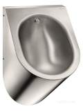 Delabie Delta Wall Mtd Urinal Top Inlet 304 Polished Stainless Steel