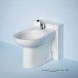 Armitage Shanks Profile S4922 1cth Bidet Ex O/flow Wh