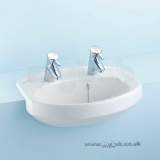 Related item Armitage Shanks Profile S2442 500mm Two Tap Holes Vanity Basin Wh