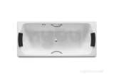 Lun Plus No Tap Holes 1700x750 Bath Plus Grps A/s Wh