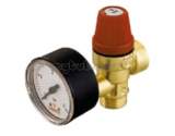 Altecnic 1/2 Inch Mxf Safety Valve And Gauge