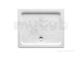 Easy 900 X 750 X 80mm Crmc Shower Tray White