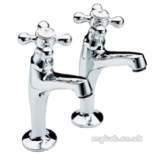 Mercia Traditional H/n Sink Tap Pair Cp
