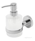 52.004 Genoa Glass Soap Dispenser Chrome