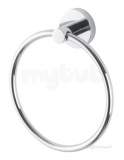 52.014 GENOA METAL TOWEL RING CHROME