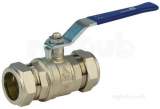 Center 15mm Wras Lvr Brass Ball Valve