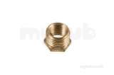 Brass Hexagon Bush 1/2x1/4