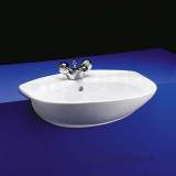 Tiffany S243101 560mm One Tap Hole Semi-countertop Basin Wh Replica