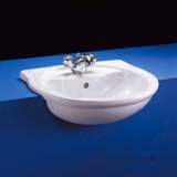 Ideal Standard Alto E7585 550mm One Tap Hole Semi-countertop Basin White