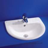 Ideal Standard Edge E3072 500 X 430mm One Tap Hole C/t Basin White