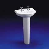 Armitage Shanks Lichfield 455x375mm Two Tap Holes Basin White