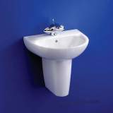 Ideal Standard Edge E3045 450 X 360mm One Tap Hole H/r Basin White