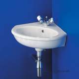 Armitage Shanks Sandringham-corex S2703 One Tap Hole Corner Basin Wh