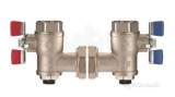 Related item Delabie 2 X Angled Isolating Ball Valve For Premix 3/4 Inch