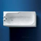 Ideal Standard Studio Extra E4052 Two Tap Holes Tg Bath White