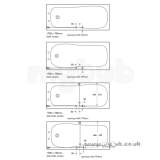 Ideal Standard Create L9122 Over Bath Screen 1700mm