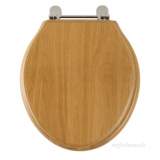 Greenwich 8099 Toilet Seat Chrome/n-oak