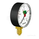 Flexcon 80mm Pressure Gauge 1/2 Inch Bottom