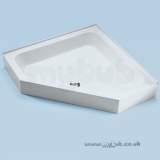 Related item Ideal Standard Space E7084 800mm 5-sided Shower Tray Wh