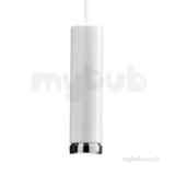 Croydex Blanc Light Pull White/chrome