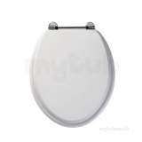 Axis 8065wh Toilet Seat White Chrome