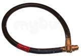 3ft Cooker Hose Bayonet End Red Band Lpg