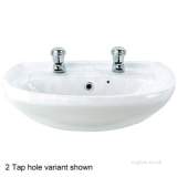 Galerie Optimise Semi-recessed Basin 550x405 1 Tap GP4621WH