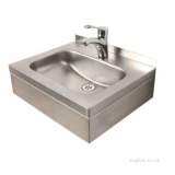 Related item Wall Hung Basin 500 Including Apron 1 Tap Hole Ps4032ss