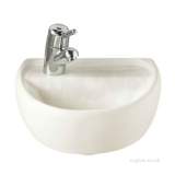 Sola Medical Washbasin 400x345 1 Tap Left Hand Sa4156wh