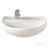 Sola Medical Washbasin 600x460 1 Tap Left Hand Sa4356wh