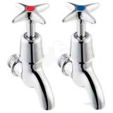 Sola 1/2 Bib Taps Cross Head Pair Sf2302cp