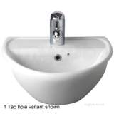 Sola Optimise Semi-recessed Basin 450x380 1 Tap SA4621WH