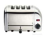 Dualit 4 Slice Bread Toaster Polished