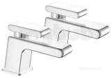 Bristan Pivot Basin Taps Chrome Piv 1/2 C