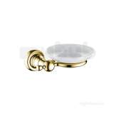 1901 Soap Dish Brass Gold Plated N2 Dish G