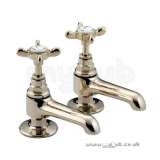 BRISTAN 1901 BASIN TAPS PAIR CHROME PLATED N 1/2 C