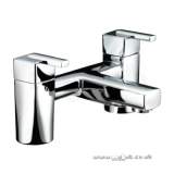 Bristan Qube Bath Filler Chrome Plated Qu Bf C