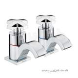 Bristan Moloko Bath Taps Chrome Plated Mlk 3/4 C