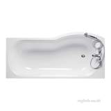 Ideal Standard Alto 763701 Combi Shower Bath 170 X 80 Lh