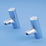 Armitage Shanks Avon 21 Push Buttn 1/2 Inch Basin Pillr Taps