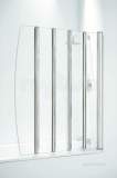 Related item Coram 5 Folding Screen 1060mm White/plain Glass