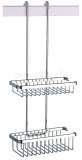 Coram Double Shower Basket Suspended