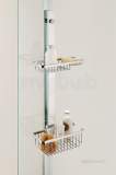 Coram Gl Pillar Shower Storage System