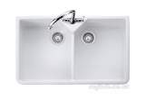 Rangemaster Double Bowl Belfast Sink Wh