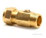 Ballofix 3375 Ya 15mm X 1/2 Inch Mi Valve Brass