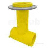 GPS 180X100 YELLOW EF FLANGED TEE 302 318