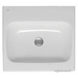 Related item Ideal Standard Simplyu T0136 Dyn 550mm Basin No Tap Holes White
