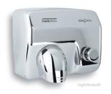 Manual Hand Dryer Mirror Chrome E88c